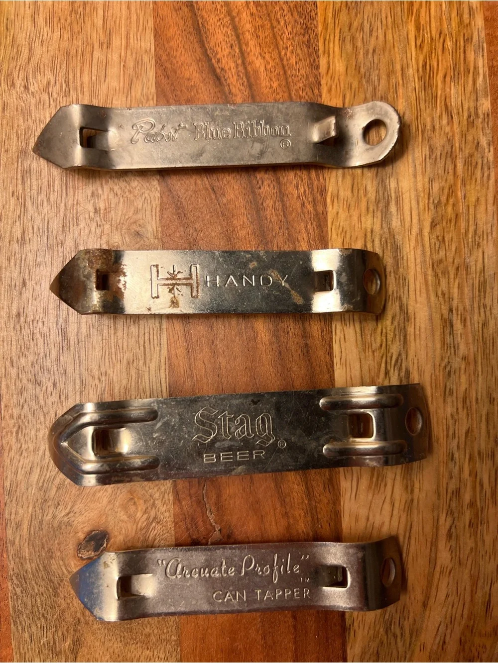 Vintage Mid-Century Beer Can Openers & Church Keys - Lot of 4